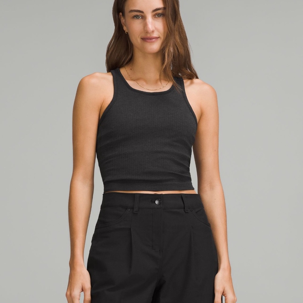 Lululemon Ebb to Street Cropped tank top 
Size 10
Great condition
